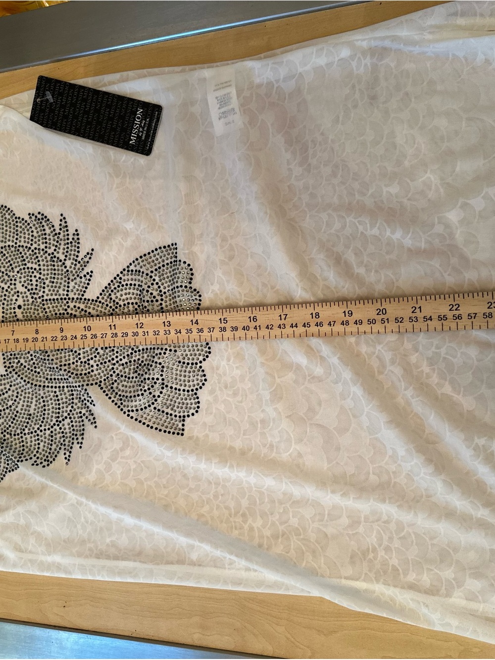 Men's White V-Neck Sleeveless Shirt with Eagle Graphic S1045 - Picture 9 of 10
